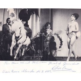 Autogramm Zirkus | LES CHABRE | 1970er (Showszene SW) Tierdressur