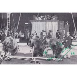 Autogramm Zirkus | MR. WALTHERS | 1970er (Showszene SW) Dompteur