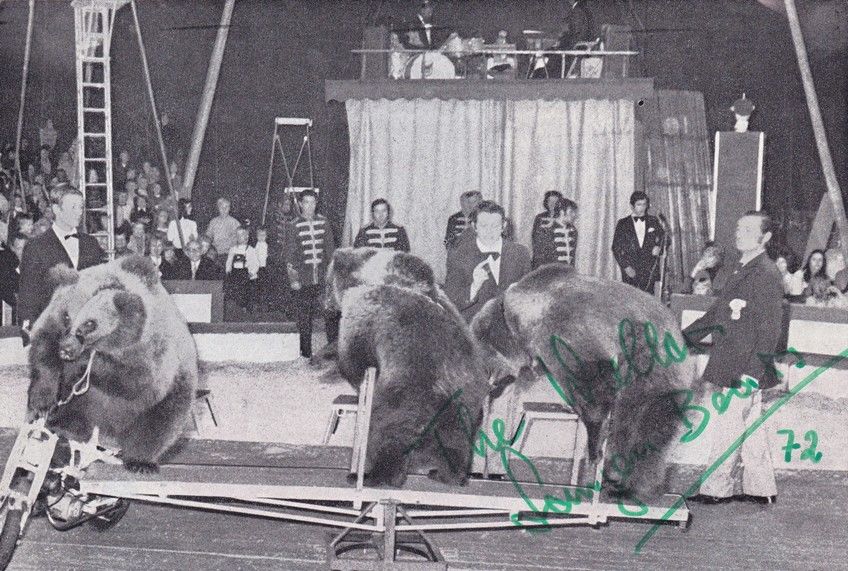 Autogramm Zirkus | MR. WALTHERS | 1970er (Showszene SW) Dompteur