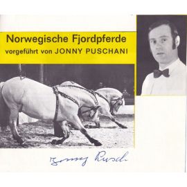 Autogramm Zirkus | Jonny PUSCHANI | 1970er (Showszene SW) Dompteur