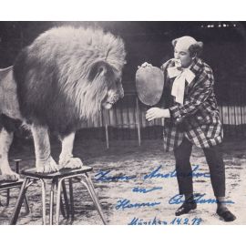 Autogramm Zirkus | Hanno COLDAM | 1970er (Showszene SW) Dompteur DDR