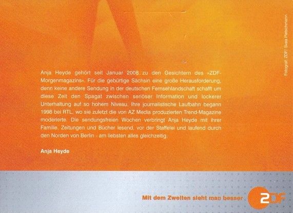 Autogramm TV | ZDF | Anja HEYDE | 2000er "Morgenmagazin"