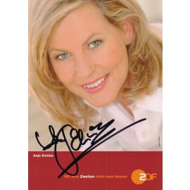 Autogramm TV | ZDF | Anja SCHÜTE | 2000er (Portrait Color) Bartling