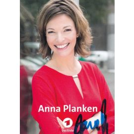 Autogramm TV | ARD | Anna PLANKEN | 2010er (Portrait Color) Fusswinkel 1