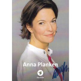 Autogramm TV | ARD | Anna PLANKEN | 2010er (Portrait Color) Fusswinkel 2