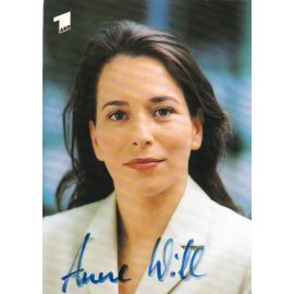 Autogramm TV | ARD | Anne WILL | 2000er "Tagesthemen" Rüdel