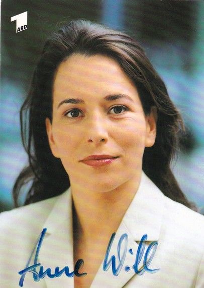 Autogramm TV | ARD | Anne WILL | 2000er "Tagesthemen" Rüdel