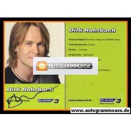 Autogramm Radio | BR Bayern 3 | Dirk ROHRBACH | 2000er (Portrait Color)