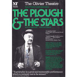Autogramm Film (Irland) | Cyril CUSACK | 1977 "Plough + Stars" Flyer