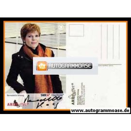 Autogramm TV | ARD | Bernadette SCHOOG | 2000er "ARD Buffet" (Beyer)
