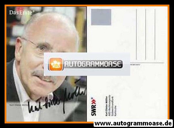 Autogramm TV | ARD | Karl-Dieter MÖLLER | 2000er (SWR)
