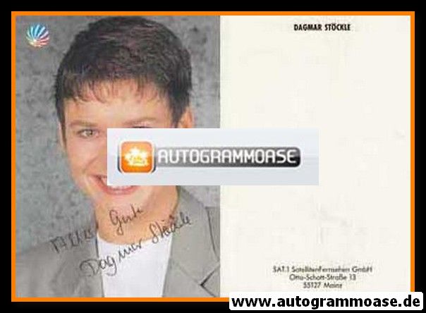 Autogramm TV | SAT1 | Dagmar STÖCKLE | 1980er (Portrait Color)