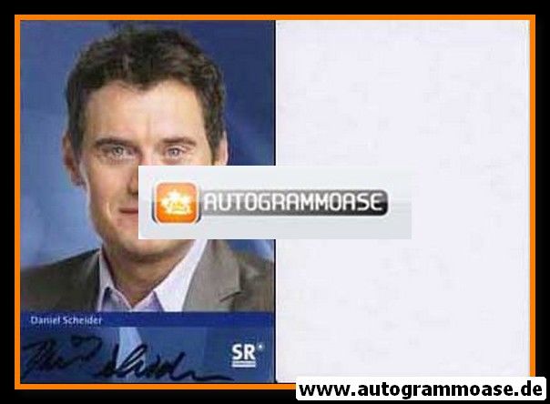 Autogramm TV | SR | Daniel SCHEIDER | 2000er (Portrait Color)