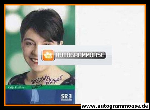 Autogramm Radio | SR3 Saarlandwelle | Katja PREISSNER | 2000er (Portrait Color)