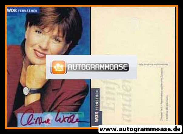 Autogramm TV | WDR | Christine WESTERMANN | 2000er "Zimmer Frei!" (Winkler)