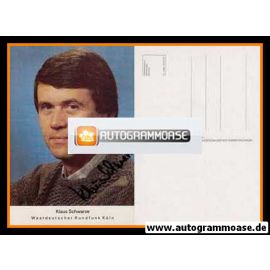 Autogramm TV | WDR | Klaus SCHWARZE | 1980er (Portrait Color)