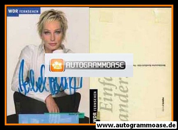 Autogramm TV | WDR | Barbel SCHÄFER | 1990er (Portrait Color)