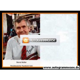 Autogramm TV | WDR | Bernd MÜLLER | 1980er (Portrait Color)