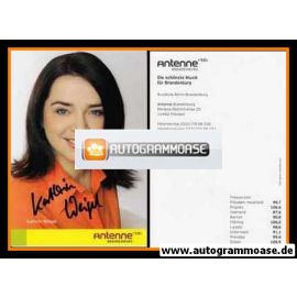 Autogramm Radio | RBB | Kathrin WEIGEL | 2000er (Portrait Color) 1