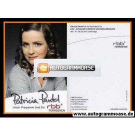 Autogramm TV | RBB | Patricia PANTEL | 2010er "Zibb"