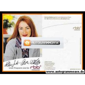 Autogramm TV | RBB | Corinna WOLTERS | 2010er "RBB Aktuell" (Stelling)