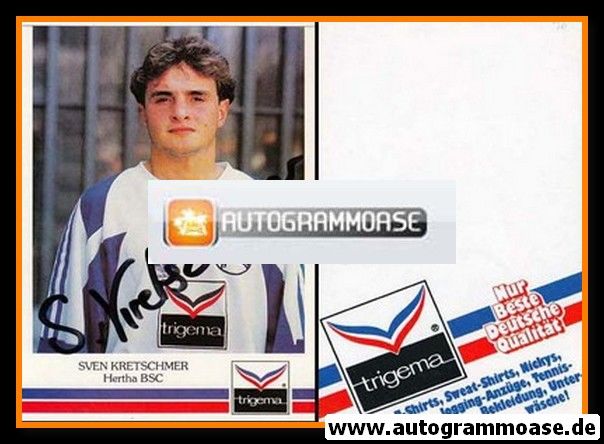 Autogramm Fussball | Hertha BSC Berlin | 1991 | Sven KRETSCHMER