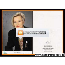 Autogramm Radio | ORB | Gisela ZIMMER | 1990er (Portrait Color)