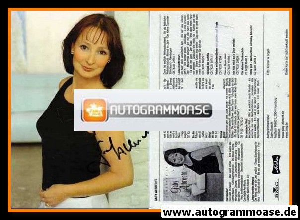 Autogramm Volksmusik | Gaby ALBRECHT | 2004 "Herzenstief" (BMG Ariola)