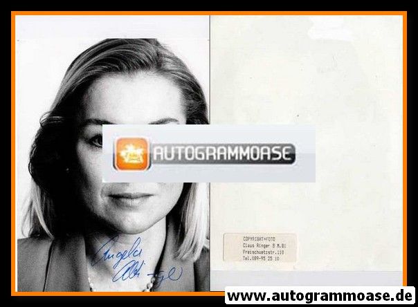 Autogramm Schauspieler | Angela ALTINGER | 1990er Foto (Portrait SW)