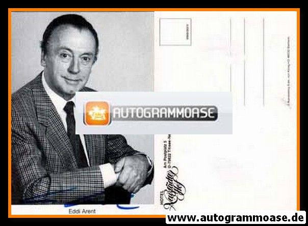Autogramm Schauspieler | Eddi ARENT | 1970er (Hotel Neustädter Hof)