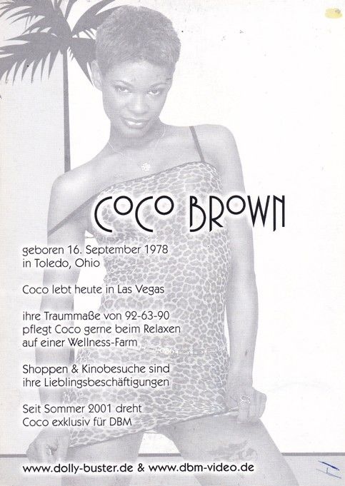 Autogramm Erotik | COCO BROWN | 2000er (Portrait Color) DBM