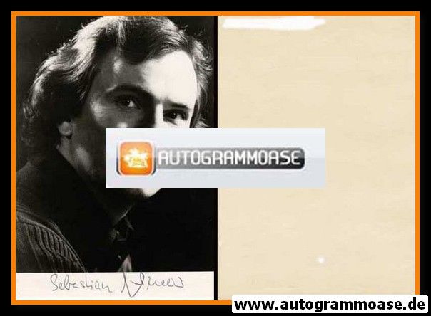 Autogramm Schauspieler | Sebastian BISSMEIER | 1980er (Portrait SW)