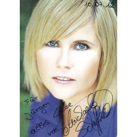 Autogramm Erotik | Michaela SCHAFFRATH | 2010er (Portrait Color) Stern