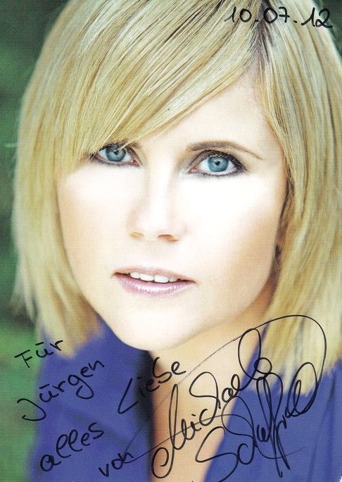 Autogramm Erotik | Michaela SCHAFFRATH | 2010er (Portrait Color) Stern