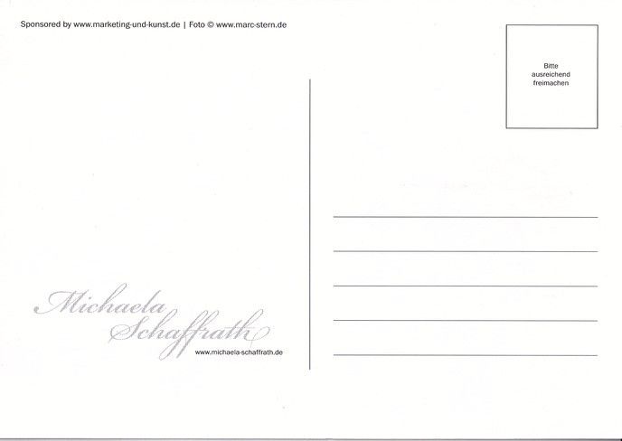 Autogramm Erotik | Michaela SCHAFFRATH | 2010er (Portrait Color) Stern