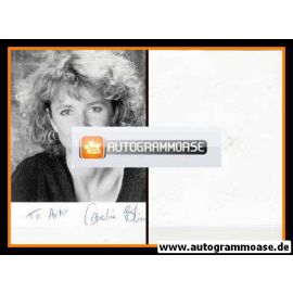 Autogramm Film (UK) | Caroline BLISS | 1980er Foto (Portrait SW)