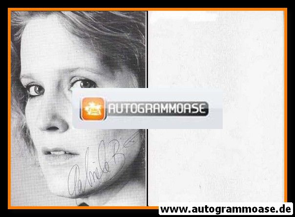 Autogramm Schauspieler | Gabriele BLUM | 1980er (Portrait SW)