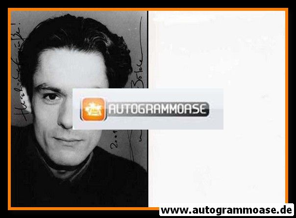 Autogramm Schauspieler | Wolfram BOELZLE | 1980er Foto (Portrait SW)