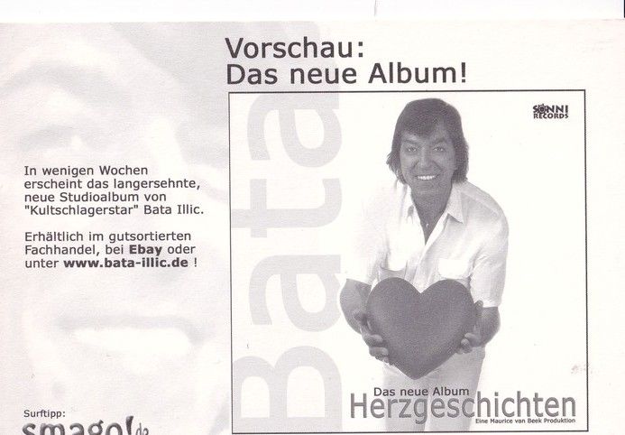 Autogramm Schlager | Bata ILLIC | 2008 "Herzgeschichten"