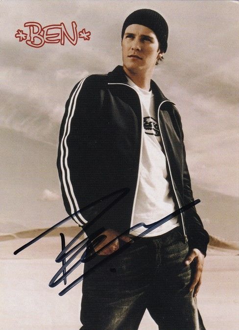 Autogramm Pop | BEN | 2003 "Leben Leben" (Portrait Color BMG)
