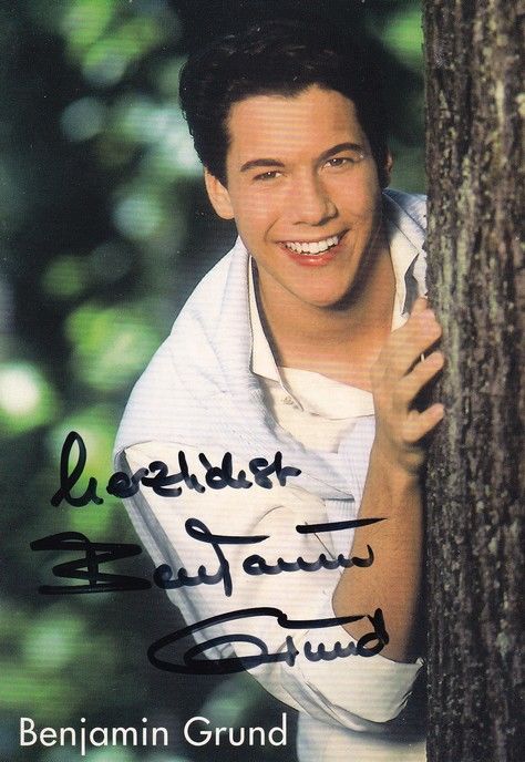 Autogramm Schlager | Benjamin GRUND | 2000er (Portrait Color EDP)