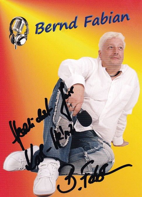 Autogramm Schlager | Bernd FABIAN | 2000er (Portrait Color) Kellner