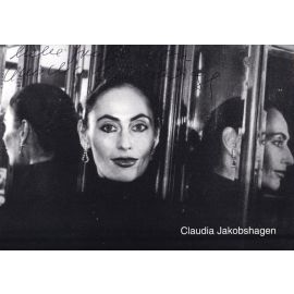 Autogramm Schauspieler | Claudia JAKOBSHAGEN | 2010er (Portrait SW)