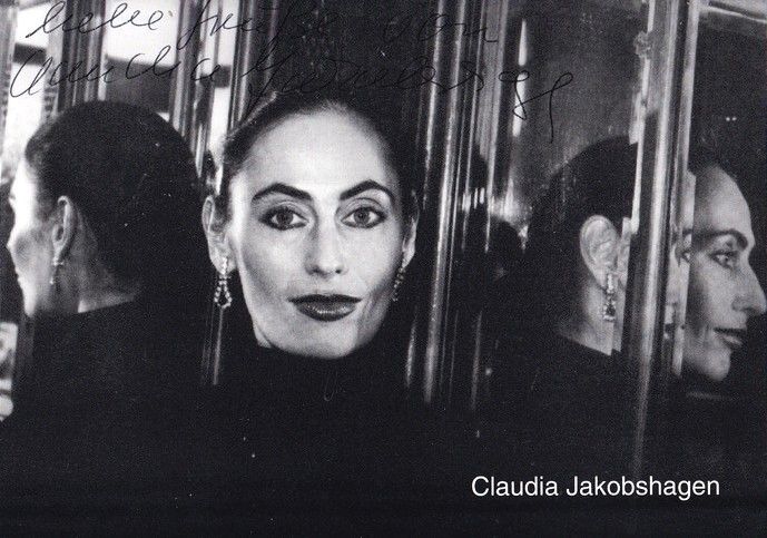 Autogramm Schauspieler | Claudia JAKOBSHAGEN | 2010er (Portrait SW)