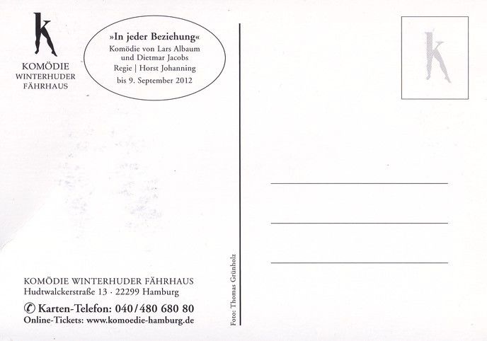 Autogramm Schauspieler | Claudia RIESCHEL | 2012 "In Jeder Beziehung" Szene Color