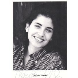 Autogramm Schauspieler | Claudia WEISKE | 1990er (Portrait SW Rüdel) Pusia