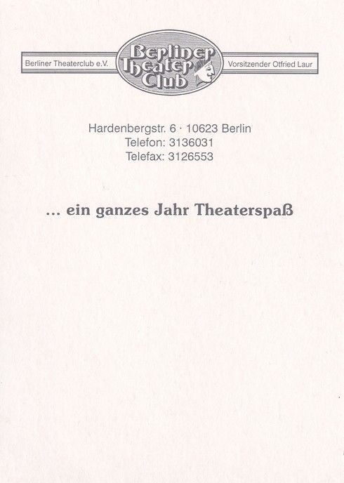Autogramm Schauspieler | Dagmar BIENER | 1990er (Portrait SW) Theaterclub
