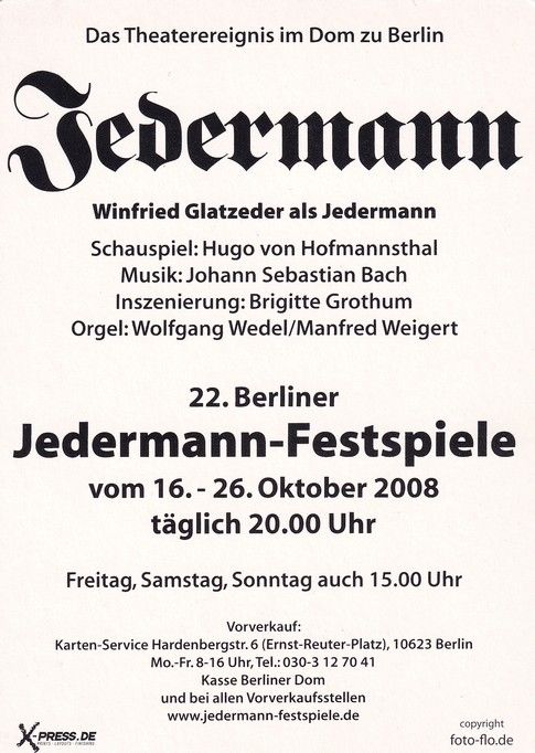 Autogramm Schauspieler | Dagmar BIENER | 2008 (Portrait Color) Jedermann