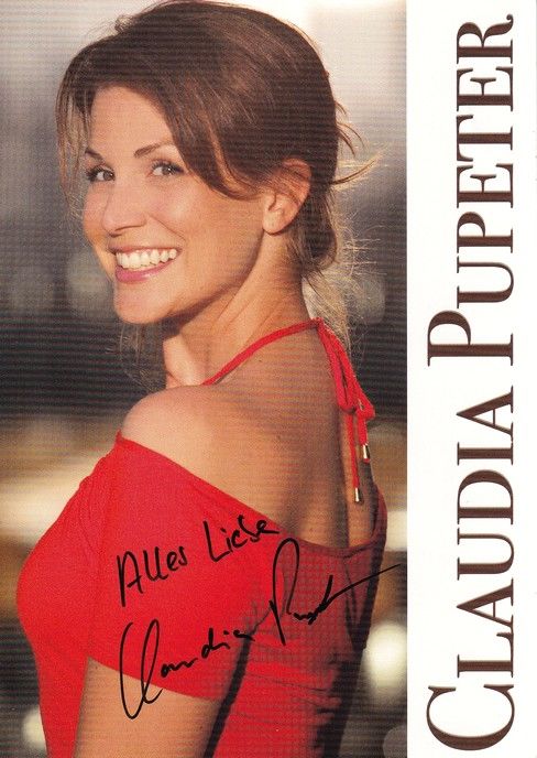 Autogramm Schauspieler | Claudia PUPETER | 2010er (Portrait Color) 2