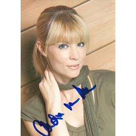 Autogramm Schauspieler | Claudia VAN VEEN | 2000er Foto (Portrait Color)